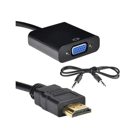 HDMI to VGA/AV Adaptör ( Çevirici Kablo ) Sesli / HDX2019