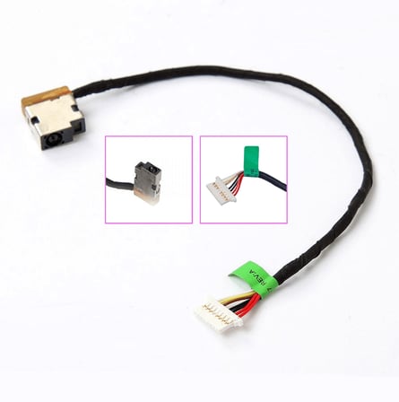 HP Probook 450 G3, 455 G3, 470 G3 Uyumlu Dc Power Jack Adaptör Şarj Soketi Girişi 8-Pin 4.5mm (11cm Kablolu)