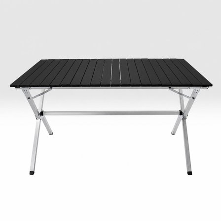 Katlanabilir Alüminyum Kamp Masası - 6/8 Kişilik - Tundra Dark - Taşıma Çantalı
