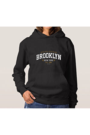 Unisex Turuncu Oversize Şardonlu Bisiklet Yaka Sweatshirt