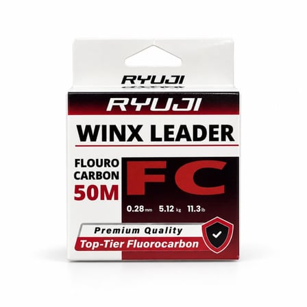 Fluorocarbon Lider Misina - Ryuji Winx Leader - 50 mt - 0,28mm