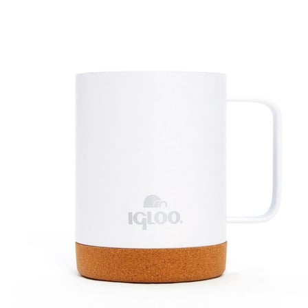 Çelik Mug Termos - Igloo - Cork - 350ml - Beyaz - 205696