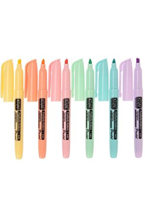 Kraf Fosforlu Kalem Pastel Kalem Tipi 6 Lı