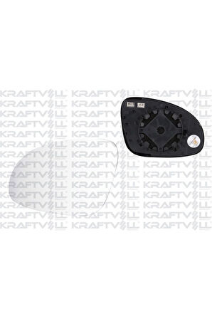 Dıs Dıkız Ayna Camı Elektırıklı Isıtmalı Sol Asferık Camlı Golf V-Jetta-Passat-Superb (02-09)