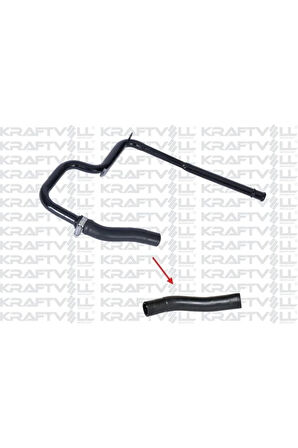 Kalorıfer Hortumu (metal Boru Harıc) Connect 02>13 Focus 98>05 1,8tdcı 75ps / 90ps Kraftvoll-1003120
