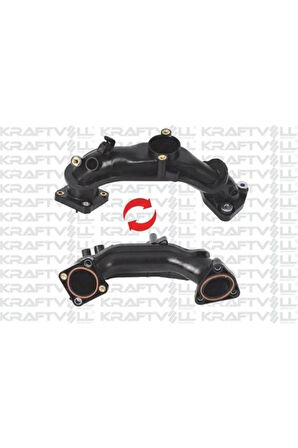 Emme Manıfold Gırıs Borusu Focus Iıı 11>peugeot 207 / 208 / 301 / 308 / 2008 / 508 1.6 Hdı Peugoet 3