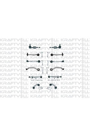 Ön Alt Takım Kıt (Cıvata ve Somun) A4 A6 Passat 96>05 Ahl Anb Aeb Adr Ahh Afn Aml Arg Akn