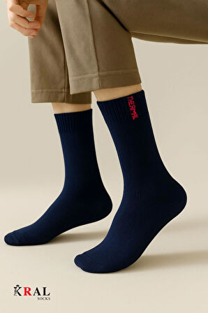 Termal Kışlık Kalın Erkek Soket Çorap (3 Çift) Unisex Pamuklu Uzun Havlu Çorabı