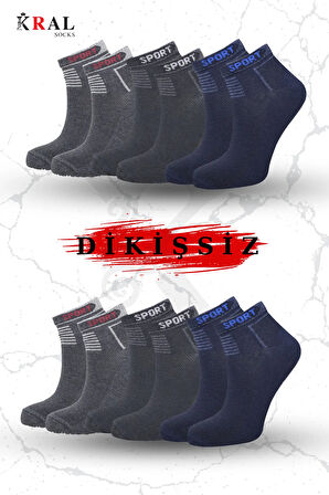 Yeni Sezon Çorap Unisex 8 Çift Parfümlü Yıkamalı Dikişsiz Pamuklu Erkek Çorap