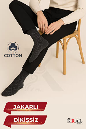 Erkek Çorap Cotton Dikişsiz Jakarlı Mevsimlik Uzun Çorap