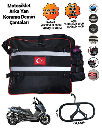 Sevbags Motosiklet Arka Yan Koruma Demiri Çantaları