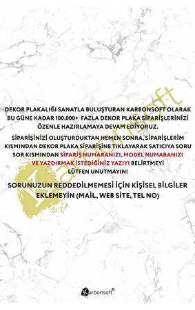Akülü Araba Plakası | Kişiye Özel Akülü Araba Plakası | Akülü Araba Özel Plaka | Aksesuar (2 Adet)
