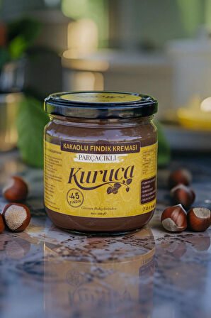 Kuruca Kakaolu Fındık Kreması %45 Fındık 400 g (Giresun Fındığı, Katkısız)