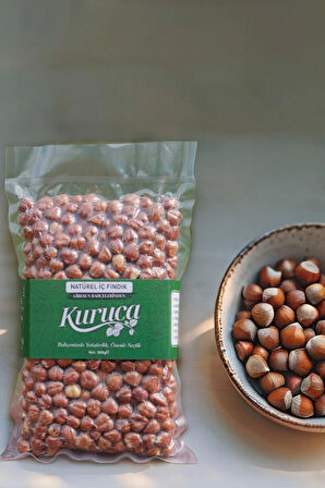 Kuruca %100 Giresun Fındığı Natürel Çiğ Fındık İçi 500 G