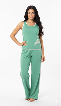 Senfoni Bayan Kolsuz Pijama Takımı 5324