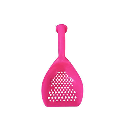 Jumbo Kedi Kumu Küreği 04804 | 30 cm Güçlendirilmiş Sert Plastik Elek (6 Renk)