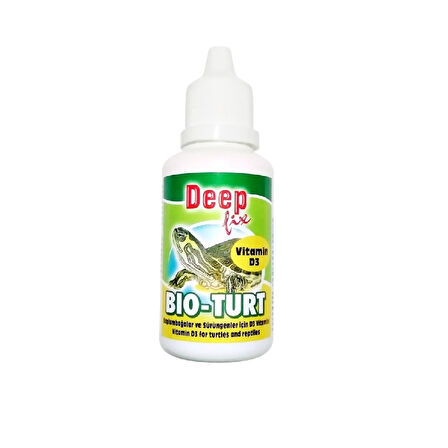 Deep Sürüngen ve Kaplumbağa D3 Vitamini 50 ml