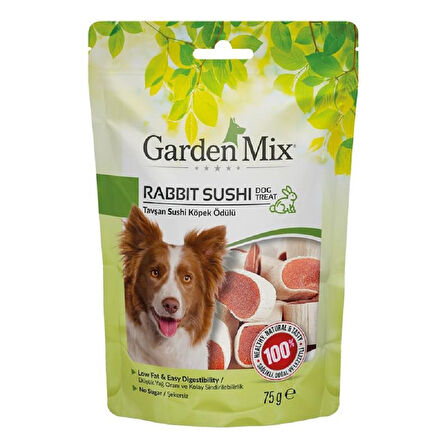 GARDEN MİX TAVŞAN SUSHİ KÖPEK ÖDÜLÜ 75 GR