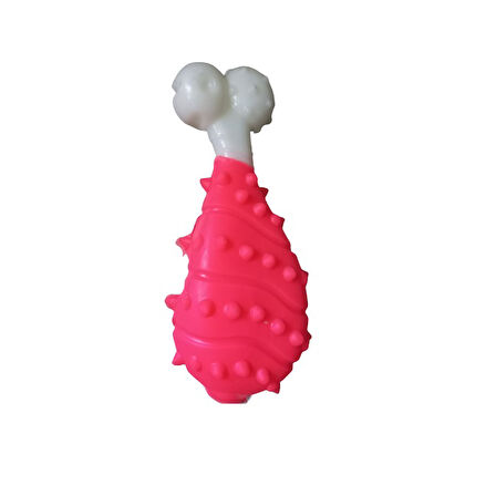 Dental Tavuk Budu Büyük kemik 17 Cm Pembe