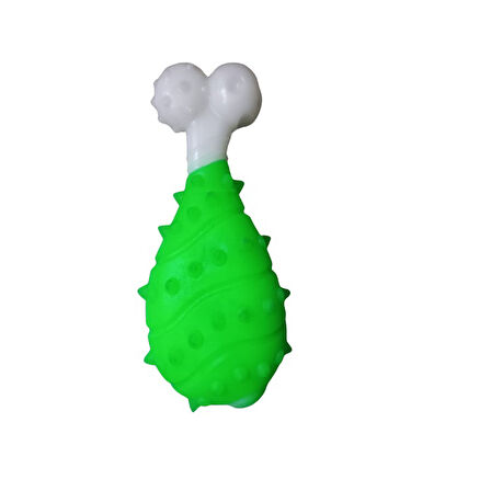 Dental Tavuk Budu Büyük kemik 17 Cm Yeşil