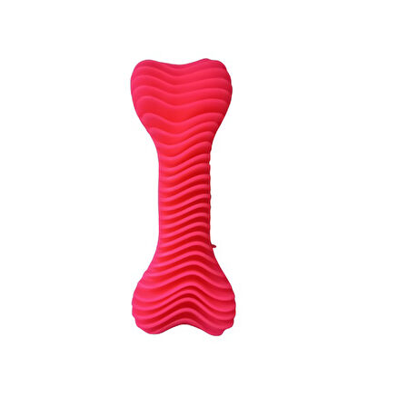 Plastik Tartar Giderici Büyük Kemik 17 Cm Pembe