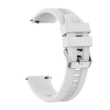 Samsung Galaxy Watch 46mm / Galaxy Watch 3 45mm / Gear S3 Uyumlu Kolay Tak-Çıkar Spor Silikon Kordon