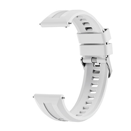 Samsung Galaxy Watch 46mm / Galaxy Watch 3 45mm / Gear S3 Uyumlu Kolay Tak-Çıkar Spor Silikon Kordon