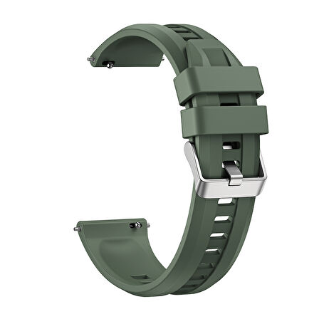 Samsung Galaxy Watch 46mm / Galaxy Watch 3 45mm / Gear S3 Uyumlu Kolay Tak-Çıkar Spor Silikon Kordon