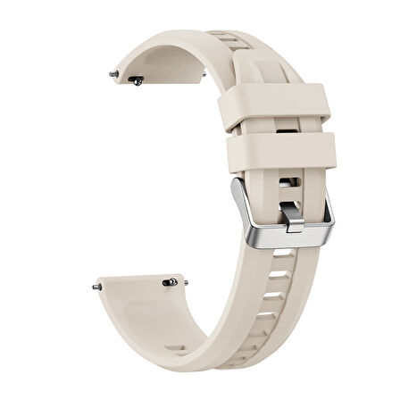 Samsung Galaxy Watch 46mm / Galaxy Watch 3 45mm / Gear S3 Uyumlu Kolay Tak-Çıkar Spor Silikon Kordon