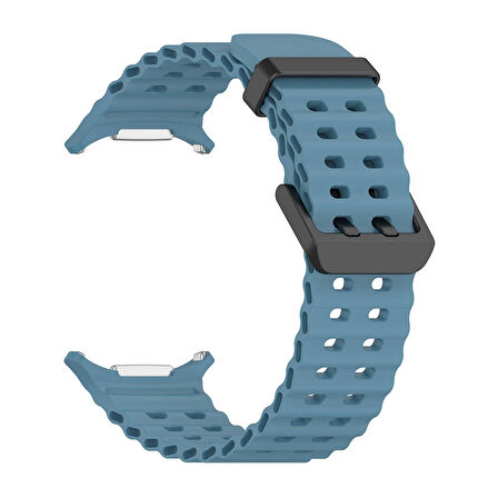 Samsung Galaxy Watch Ultra 47mm Uyumlu Kordon Outdoor Anti-Slip Esnek Silika Jel Tasarım Kayış