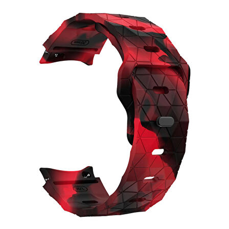 Samsung Galaxy Watch Active 2 40mm 44mm / Galaxy Gear S2 Uyumlu Kordon Uyumlu Desenli Spor Kayış