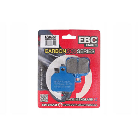 Ebc 2004-2005 Piaggio X8 200 Arka Fren Balatası  SFAC266 Karbon