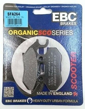 Sym Hd Evo 200 Ön Fren Balatası Ebc Sfa264 Balata