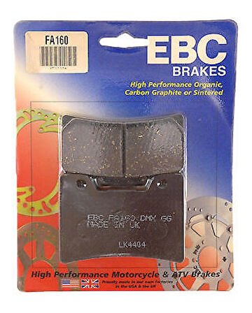 Yamaha Tdm 850 Ön Fren Balatası Ebc Fa160 Balata