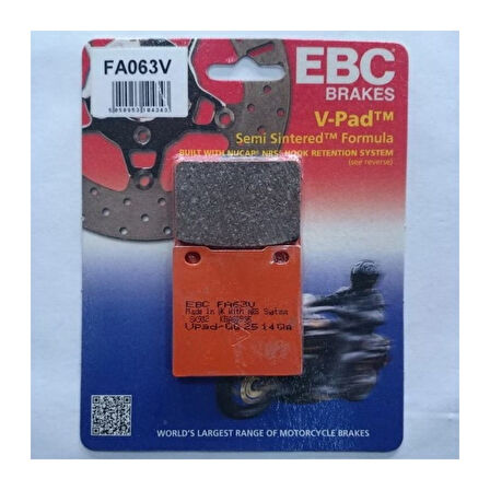 Ebc Fa063V Suzuki Gsx 600 F Arka Fren Balatası Yarı Sinterli