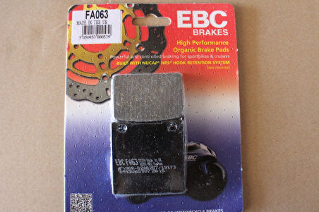 1997-2000 Suzuki Gsx-R 600 Arka Fren Balatası Ebc Fa063 B