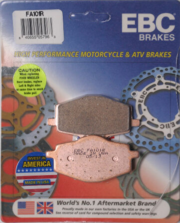 Yamaha Dt 125 R Ön Fren Balatası Ebc Fa101R Sinterli Balata