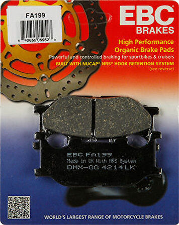 Yamaha Xj 600 N Ön Fren Balatası Ebc Fa199 Balata