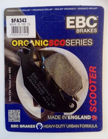 2014-2016 Yamaha Tricity 155 Arka Fren Balatası Ebc  Sfa343