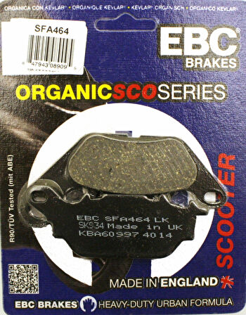 Yamaha Ys 125 Ön Fren Balatası Ebc Sfa464 Balata