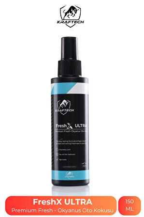 FreshX ULTRA - Premium Fresh Okyanus Oto Araba Kokusu - 150 ML