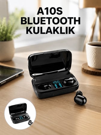 Tws A10s Bluetooth 5.0 Kulaklık – Yüksek Ses Kalitesi, Ergonomik, Uzun Pil Ömürlü Yeni Nesil