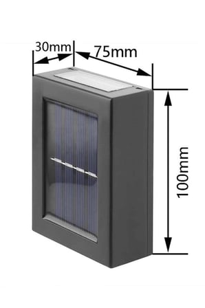 Dekorasyon Aplik İşık Güneş Enerjili Aydınlatma Dekoratif Aydınlatma