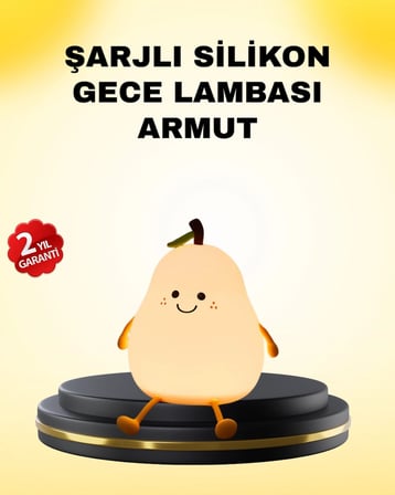 Dekoratif Armut Led Lamba Renk Ayarlı Şarj Edilebilir