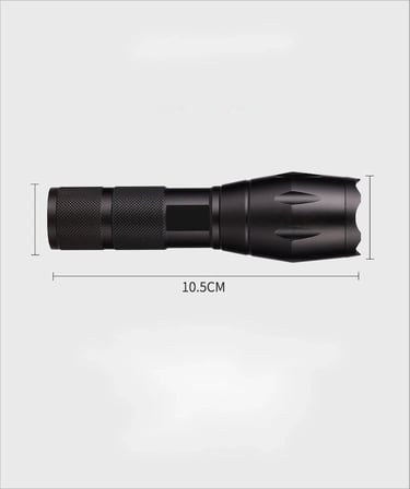 Gold Orion Km-108 T6 Led Şarjlı El Feneri 5 Modlu 200 Metre Işık Mesafesi