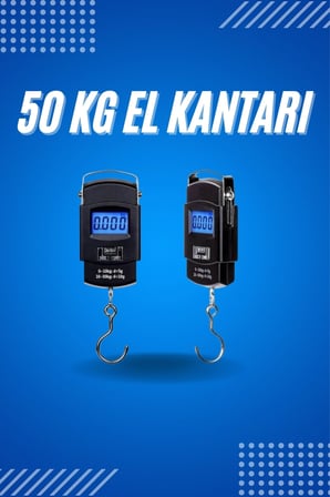 50 Kg Dijital El Terazisi Cep Tartısı El Kantarı Terazi