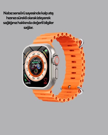 Gps’li Akıllı Saat – Nabız, Uyku Ve Adım Takibi, Suya Dayanıklı