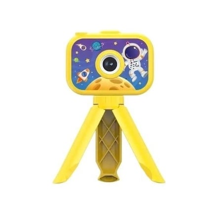 Dijital Fotoğraf Makinesi Çocuk Mini 1080p Hd Kamera Selfie Tripotlu Ön Arka Kamera