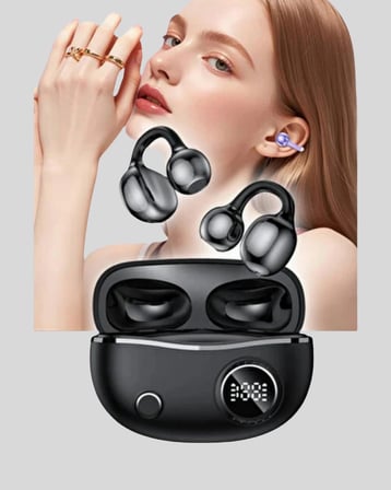 Açık Kulak Kablosuz Bluetooth Kulaklık – Konforlu Tasarım Ve Uzun Süreli Kullanım