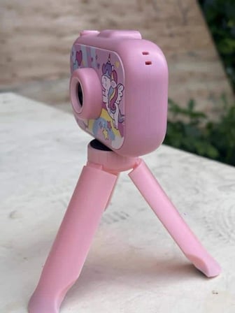 Ayaklı Mini Fotoğraf Makinesi Çocuk Için Eğitici Video Kamera